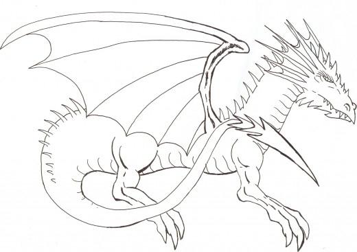 Hur man ritar en drake: skapar en unik mytisk varelse