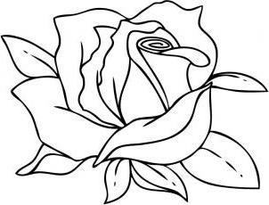 Hur man ritar en roseblomma i etapper