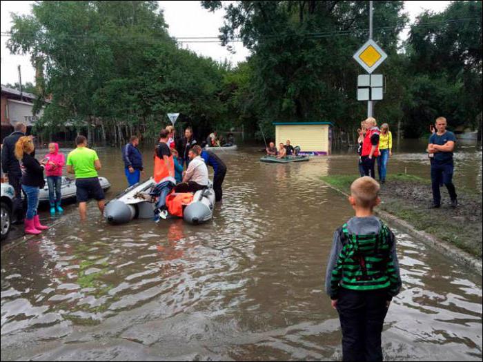 Översvämning i Primorsky Krai: foto, detaljer om en nödsituation