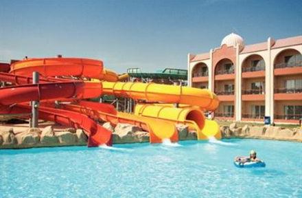 Det populära hotellet "Tirana Aquapark" (Sharm el-Sheikh)