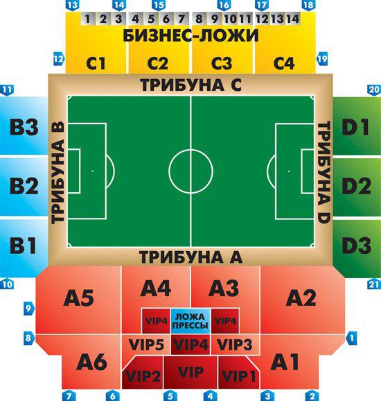 Khimki Stadium är bäst i landet!