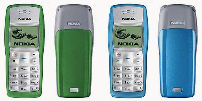 Specifikationer för Nokia 1100